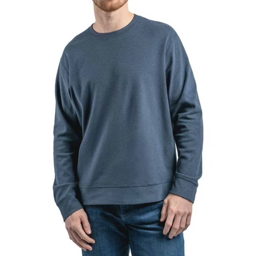 Jachs Men's Ultra Soft Crewneck Sweatshirt Size S Navy